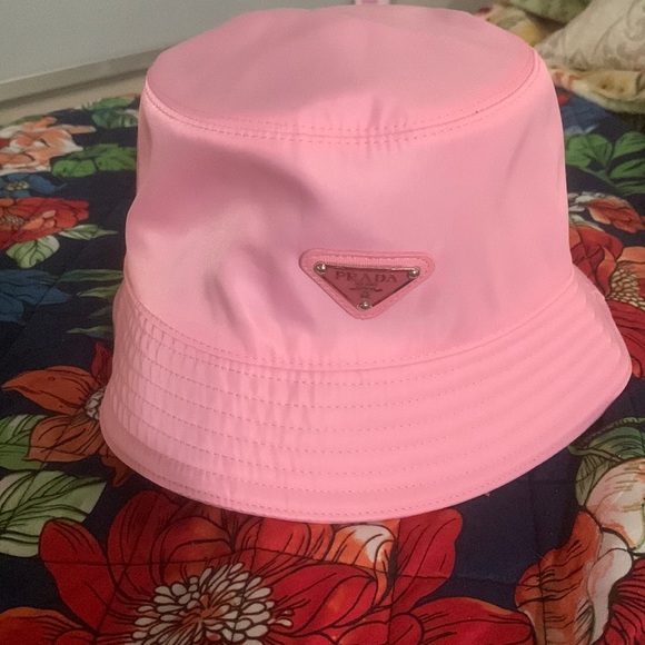 Prada Accessories - Prada Bucket Hat color: pink 💕